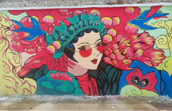 武穴墙体彩绘-网红墙