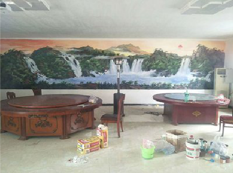 武穴墙绘-写实风景