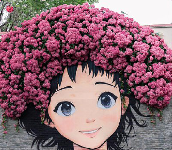 武穴墙体彩绘-网红墙打卡