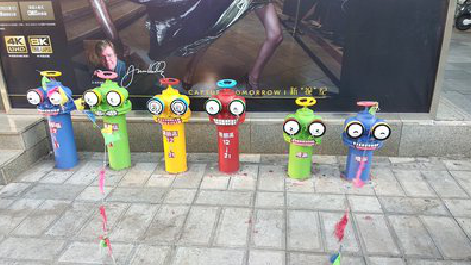 武穴商业区彩绘