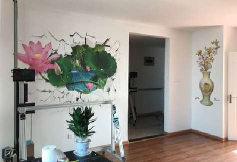 武穴墙体彩绘相比墙纸的优势。